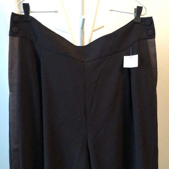 ST. JOHN DRESS PANTS WITH TUXEDO STRIPE 16 NWOT - Picture 6 of 10